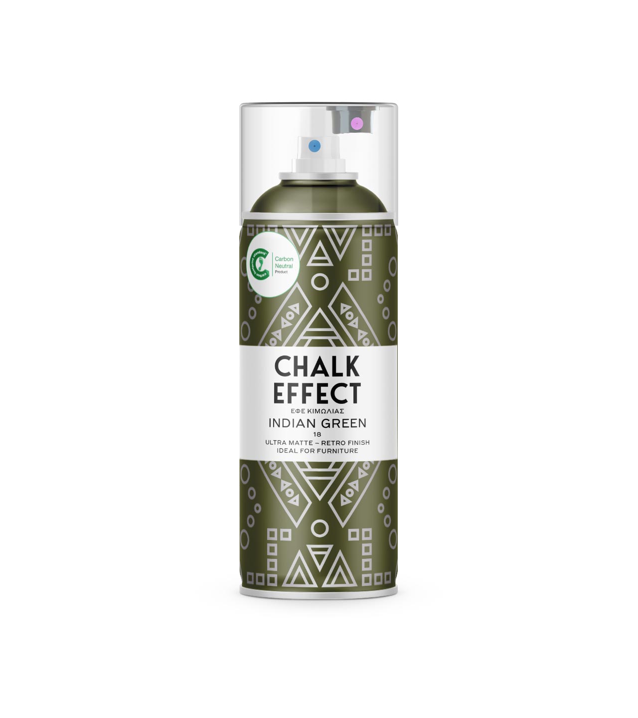 Aerosoolvärv CHALK EFFECT No18 Indian Green, matt, 400ml