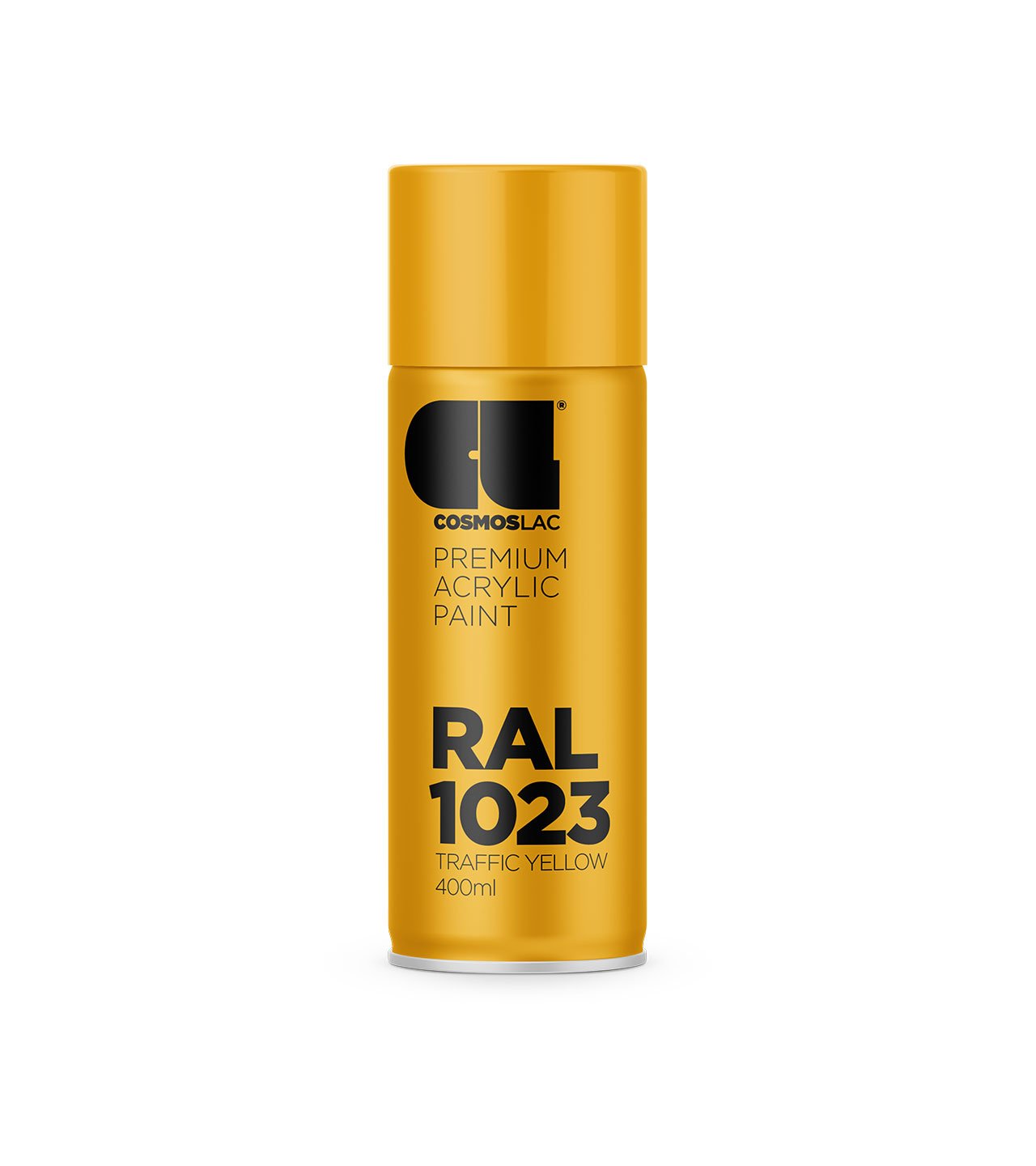 Aerosoolvärv RAL 1023 TRAFFIC YELLOW, Läikiv, 400ml