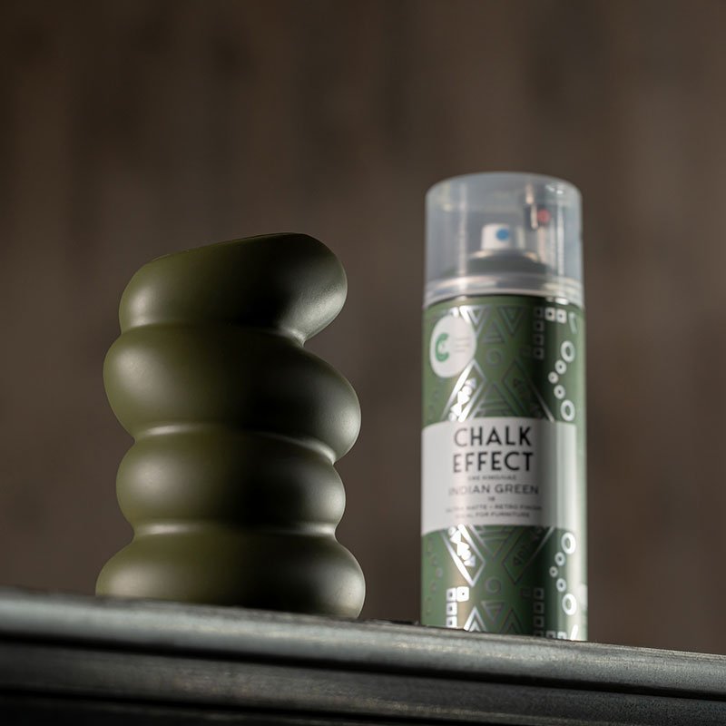 Aerosoolvärv CHALK EFFECT No18 Indian Green, matt, 400ml - Pilt 3